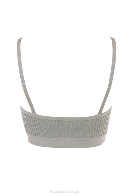 klær evie grey marl bandasje bralette House of CB J6RL1057