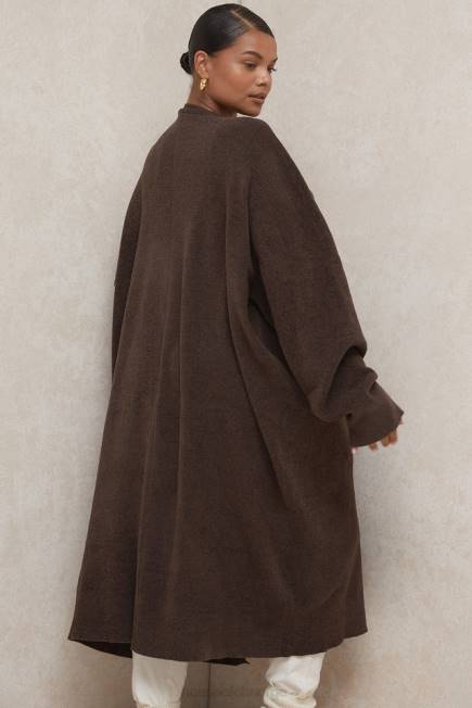 klær chloe sjokoladestrikket oversized cardigan House of CB J6RL780
