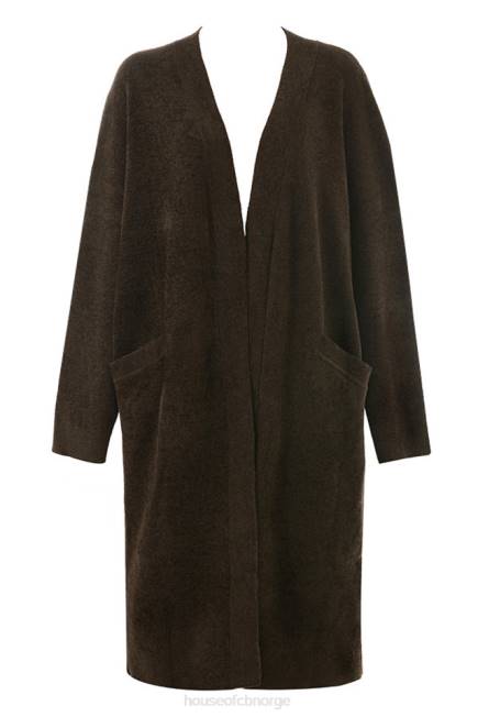 klær chloe sjokoladestrikket oversized cardigan House of CB J6RL780