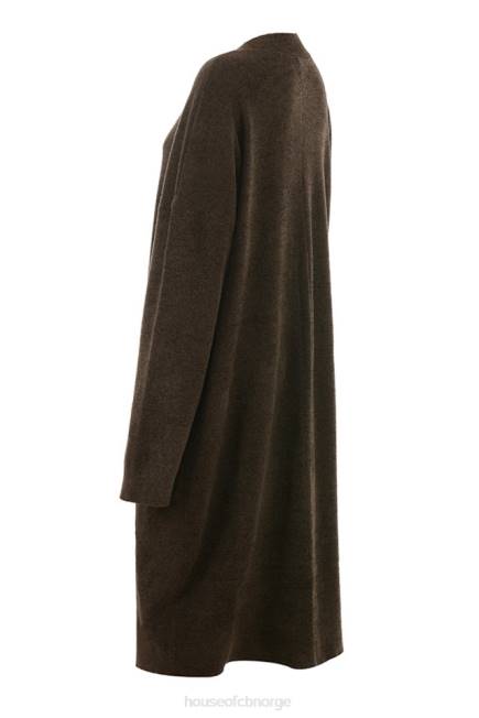 klær chloe sjokoladestrikket oversized cardigan House of CB J6RL780