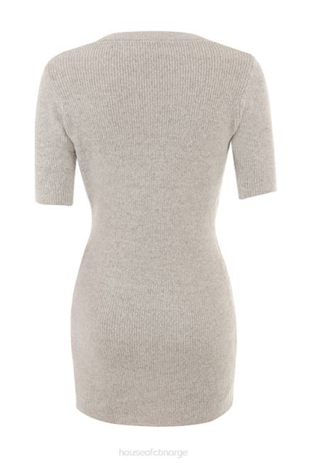 klær opal havregryn ribbestrikket cardigan House of CB J6RL730