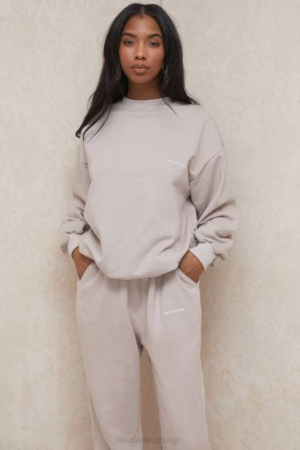 klær oversized sweatshirt med rund hals fra tommy stone House of CB J6RL802