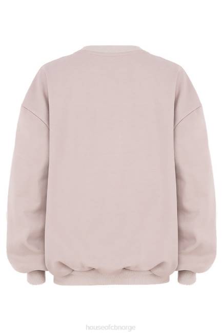 klær oversized sweatshirt med rund hals fra tommy stone House of CB J6RL802