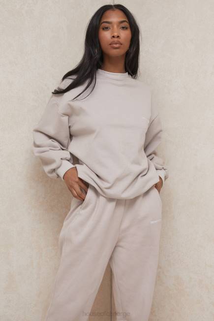 klær oversized sweatshirt med rund hals fra tommy stone House of CB J6RL802