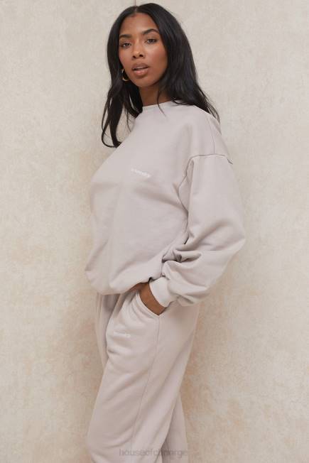 klær oversized sweatshirt med rund hals fra tommy stone House of CB J6RL802