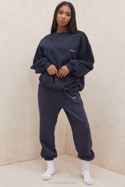 klær tommy marine oversized genser med rund hals House of CB J6RL800