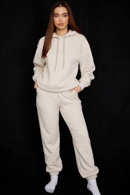 klær halo havremel oversized hettegenser House of CB J6RL735
