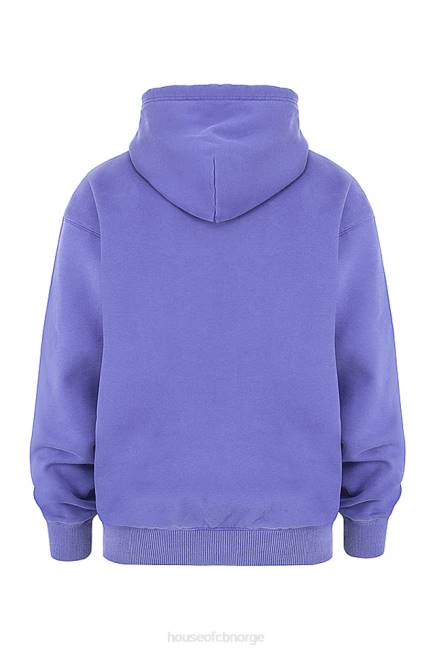 klær halo lilla oversized hettegenser House of CB J6RL727