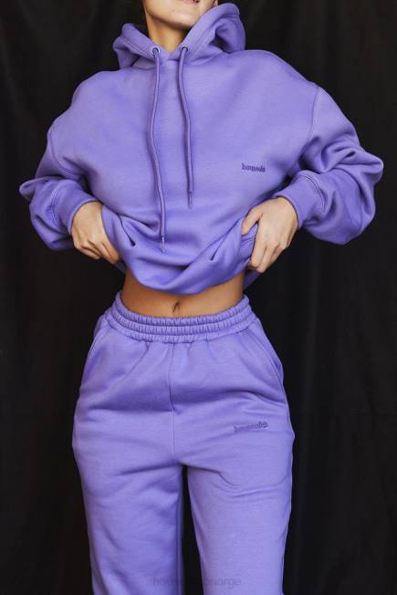 klær halo lilla oversized hettegenser House of CB J6RL727