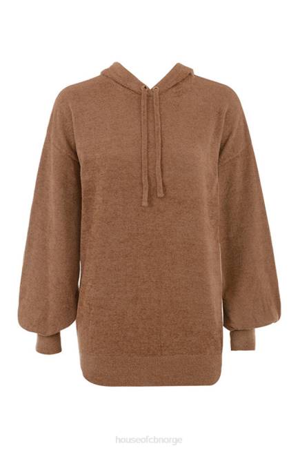 klær lexi fløtekaramell slouchy fit hettegenser House of CB J6RL777