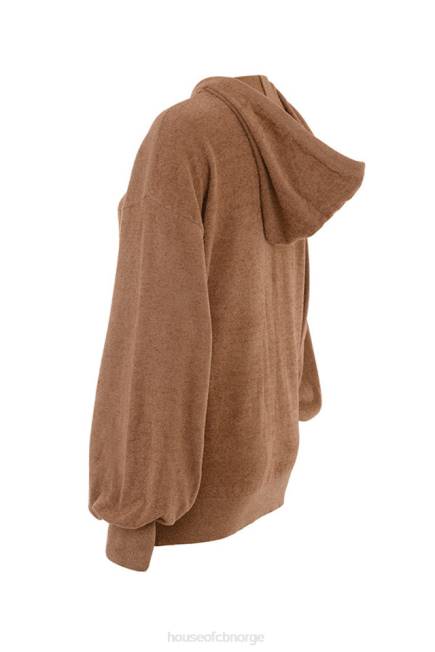 klær lexi fløtekaramell slouchy fit hettegenser House of CB J6RL777