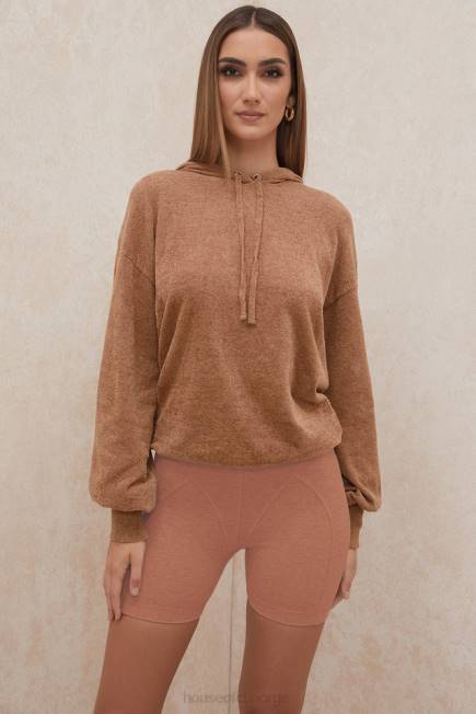 klær lexi fløtekaramell slouchy fit hettegenser House of CB J6RL777