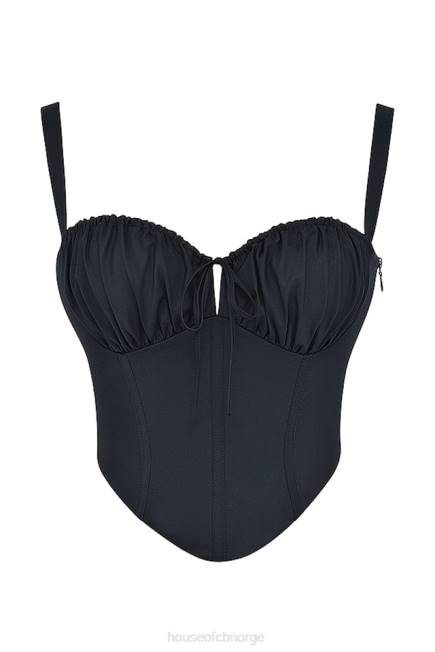 klær analia svart bustier korsett House of CB J6RL27