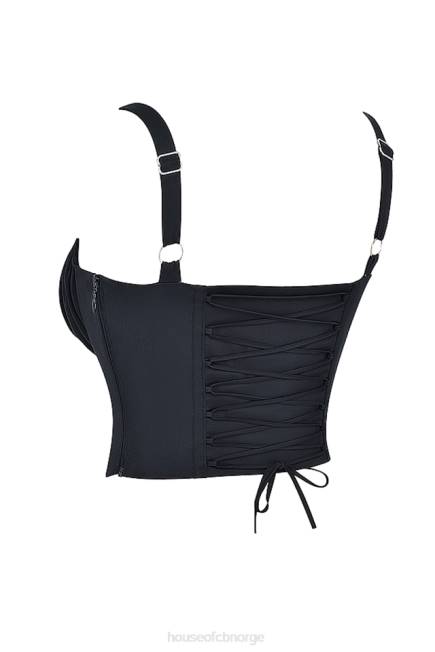 klær analia svart bustier korsett House of CB J6RL27