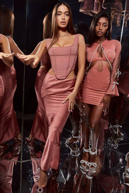 klær edetta rose mesh korsett House of CB J6RL73