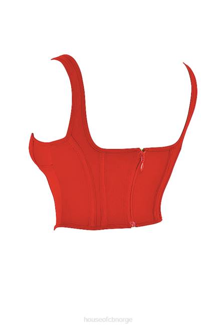klær edetta scarlet mesh korsett House of CB J6RL67