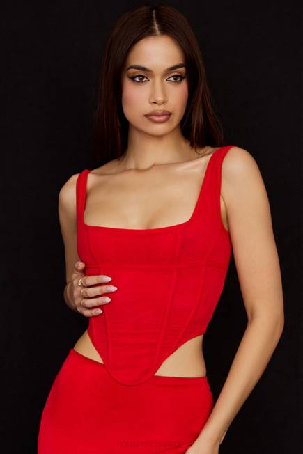 klær edetta scarlet mesh korsett House of CB J6RL67