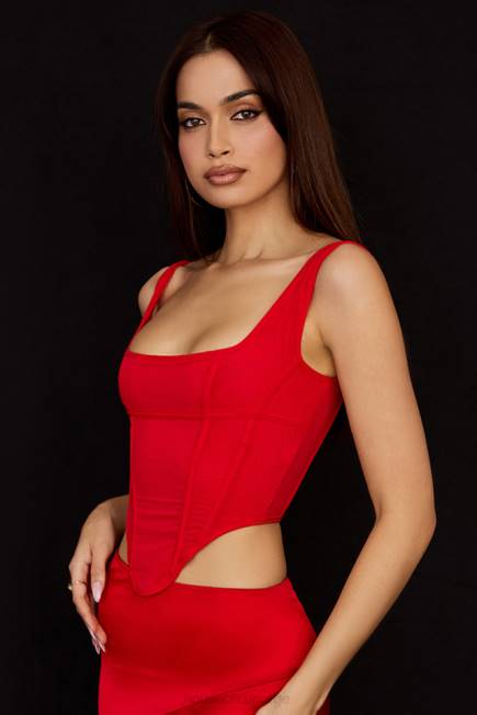 klær edetta scarlet mesh korsett House of CB J6RL67