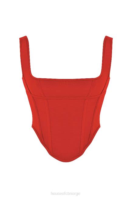 klær edetta scarlet mesh korsett House of CB J6RL67