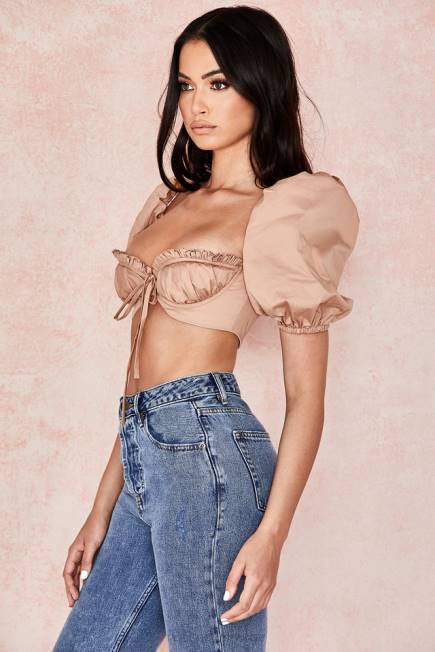 klær hedy kamel pussermet bralet House of CB J6RL107