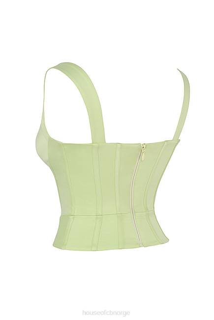 klær liberty lime sateng korsett House of CB J6RL79