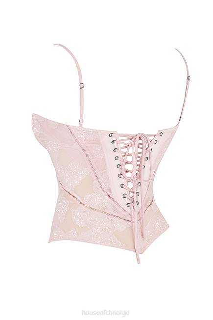 klær lisette rosa blomstret blonde camisole House of CB J6RL704