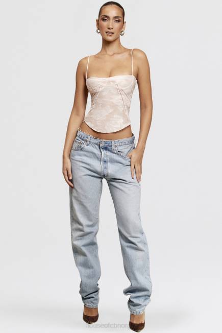 klær lisette rosa blomstret blonde camisole House of CB J6RL704
