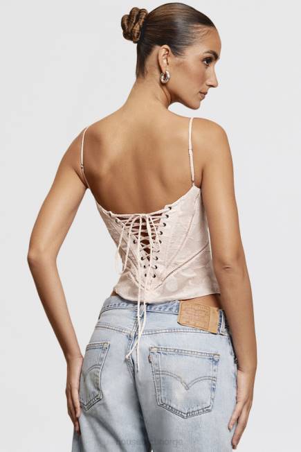 klær lisette rosa blomstret blonde camisole House of CB J6RL704