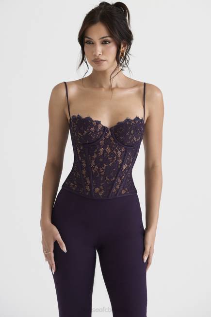 klær mila night shade blonde korsett med bøyle House of CB J6RL43