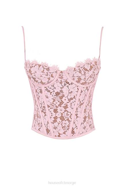 klær mila rose blonder med bøylekorsett House of CB J6RL48