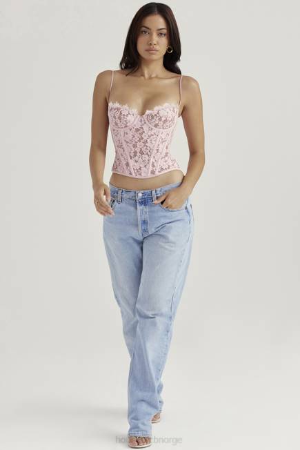 klær mila rose blonder med bøylekorsett House of CB J6RL48
