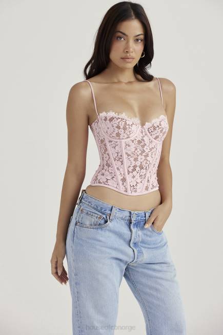 klær mila rose blonder med bøylekorsett House of CB J6RL48