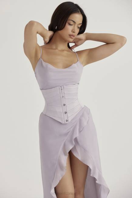 klær vienne grey sateng underbyst korsett House of CB J6RL49