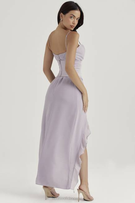 klær vienne grey sateng underbyst korsett House of CB J6RL49