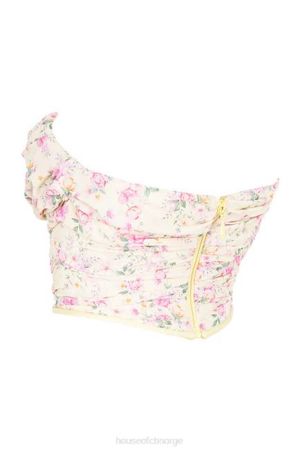 klær vivienne sitron floral korsett House of CB J6RL105