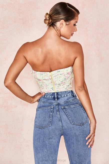 klær vivienne sitron floral korsett House of CB J6RL105