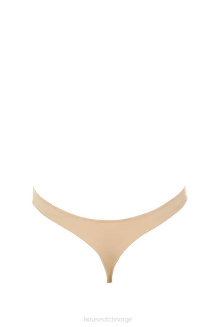 klær beige stupe selvklebende bodysuit uten rygg House of CB J6RL822