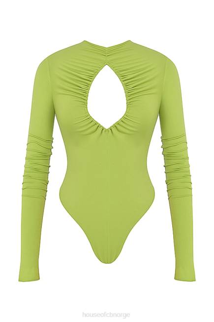 klær estrelle limegrønn bodysuit House of CB J6RL736