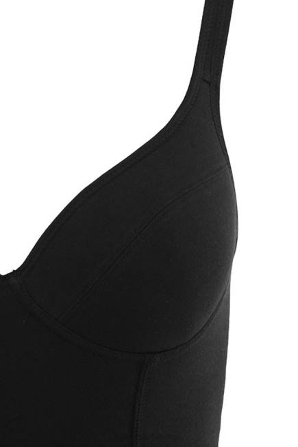 klær imani black merg bodysuit i myk jersey House of CB J6RL811