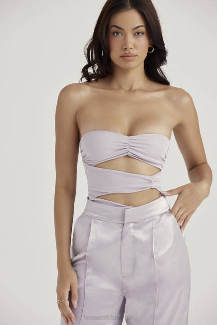 klær joie grå blomst trimmet body House of CB J6RL713