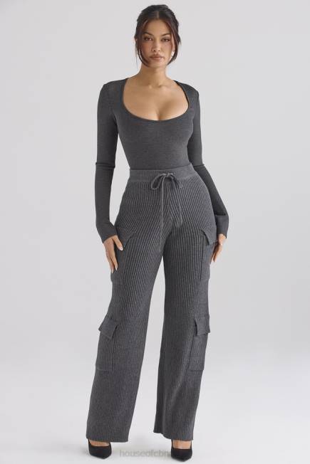 klær marianna charcoal loungewear-body House of CB J6RL697