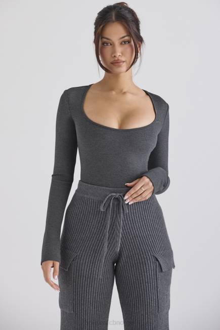 klær marianna charcoal loungewear-body House of CB J6RL697
