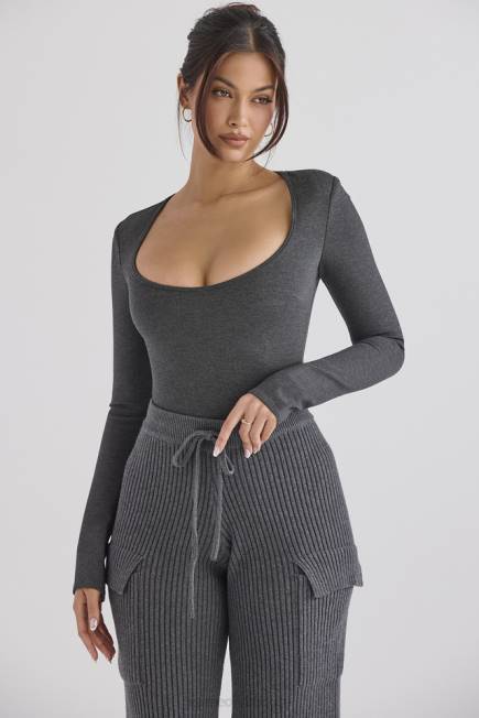 klær marianna charcoal loungewear-body House of CB J6RL697