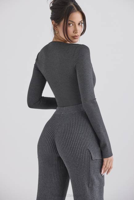 klær marianna charcoal loungewear-body House of CB J6RL697
