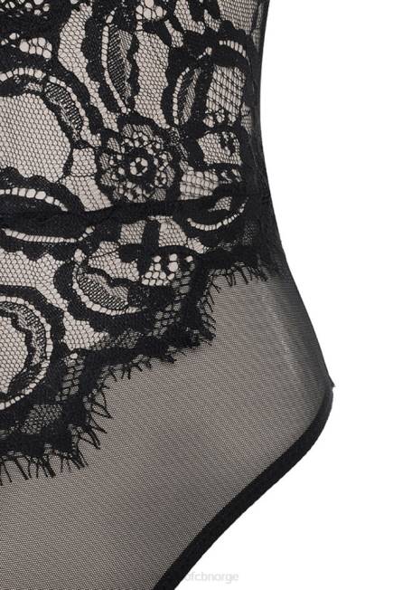klær nadia bodysuit i svart blonder House of CB J6RL821