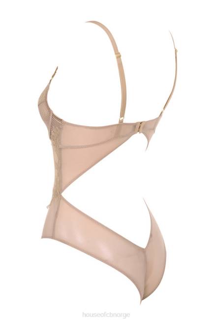 klær nadia tan blonde bodysuit House of CB J6RL816