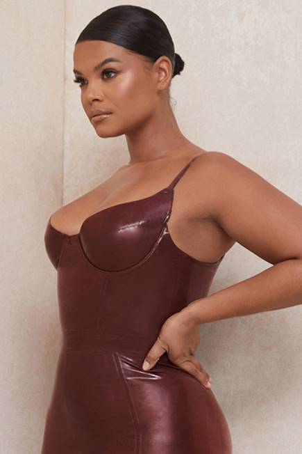 klær tia rosin latex bustier bodysuit House of CB J6RL797