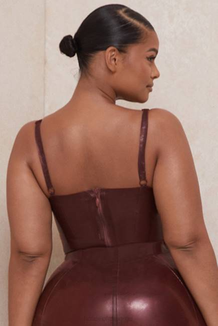 klær tia rosin latex bustier bodysuit House of CB J6RL797