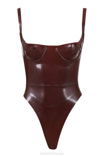 klær tia rosin latex bustier bodysuit House of CB J6RL797