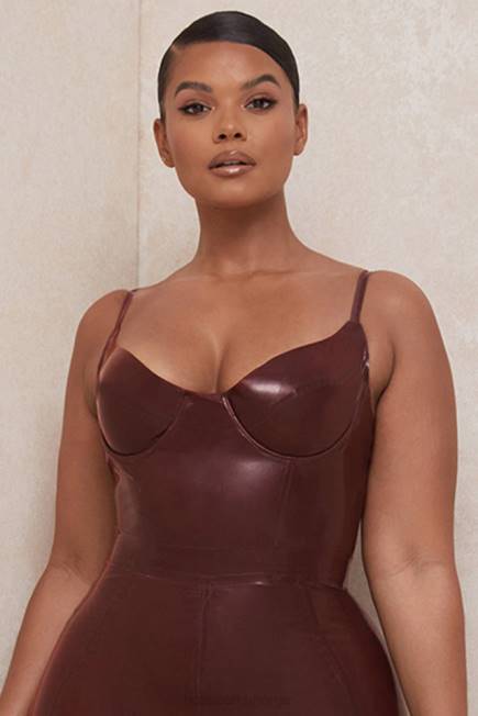 klær tia rosin latex bustier bodysuit House of CB J6RL797
